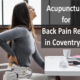 Acupuncture for Back Pain Relief in Coventry, RI