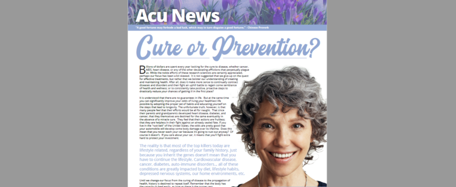 cure vs prevention