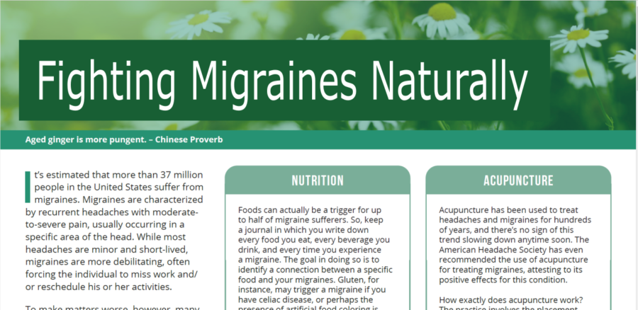 fighting migraines naturally