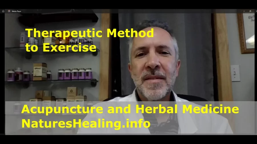 therapeutic method to exercise